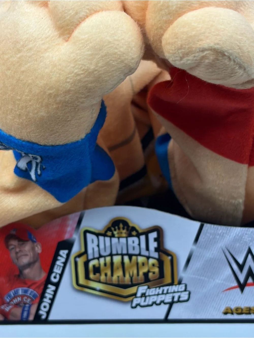 WWE John Cena Rumble Champs Fighting Puppets Plush 11